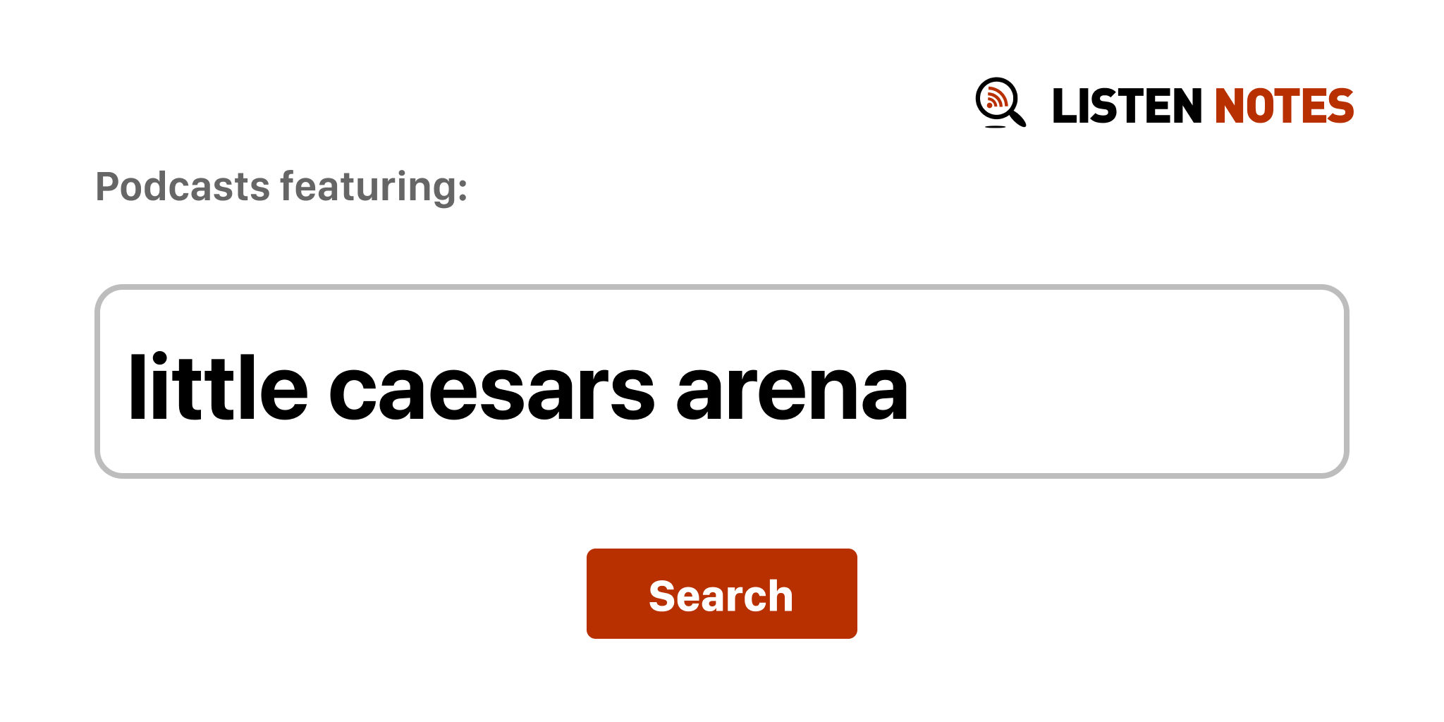 Little Caesars Arena Top podcast episodes